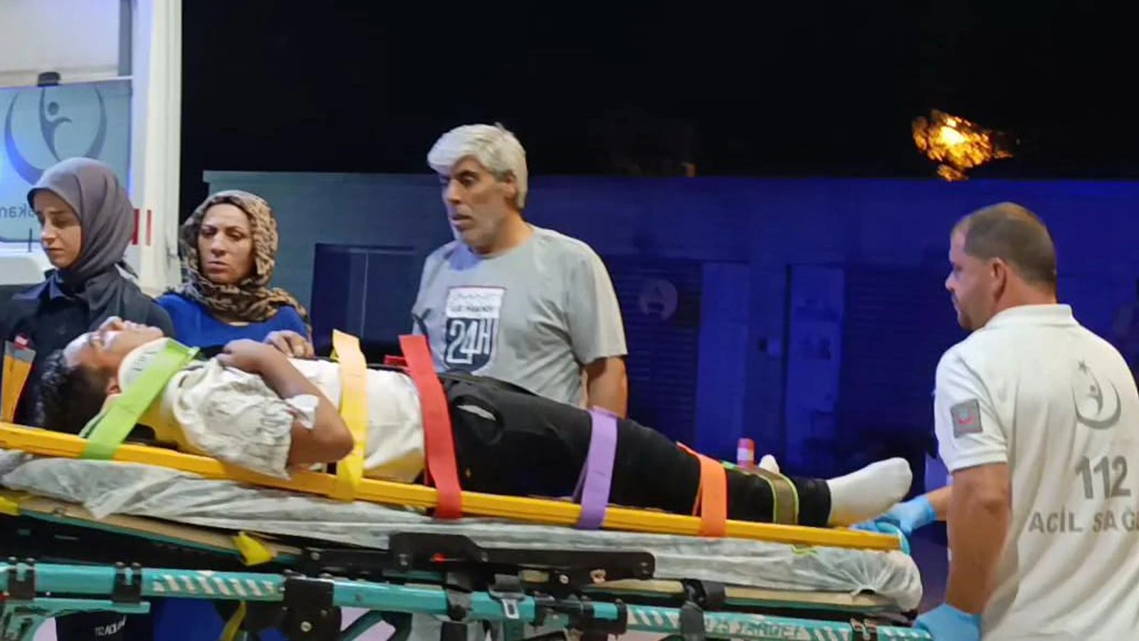 Bursa’da 1’inci kat balkonundan düşen 13 yaşındaki çocuk yaralandı