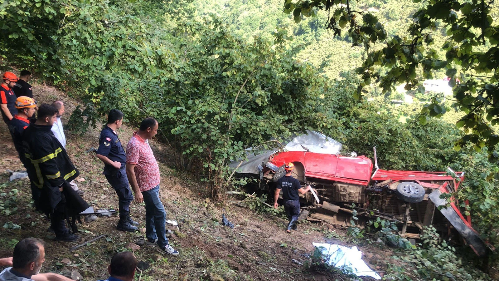 Giresun’da acı kaza: Fındık işçilerini taşıyan araç devrildi, 1 kişi öldü