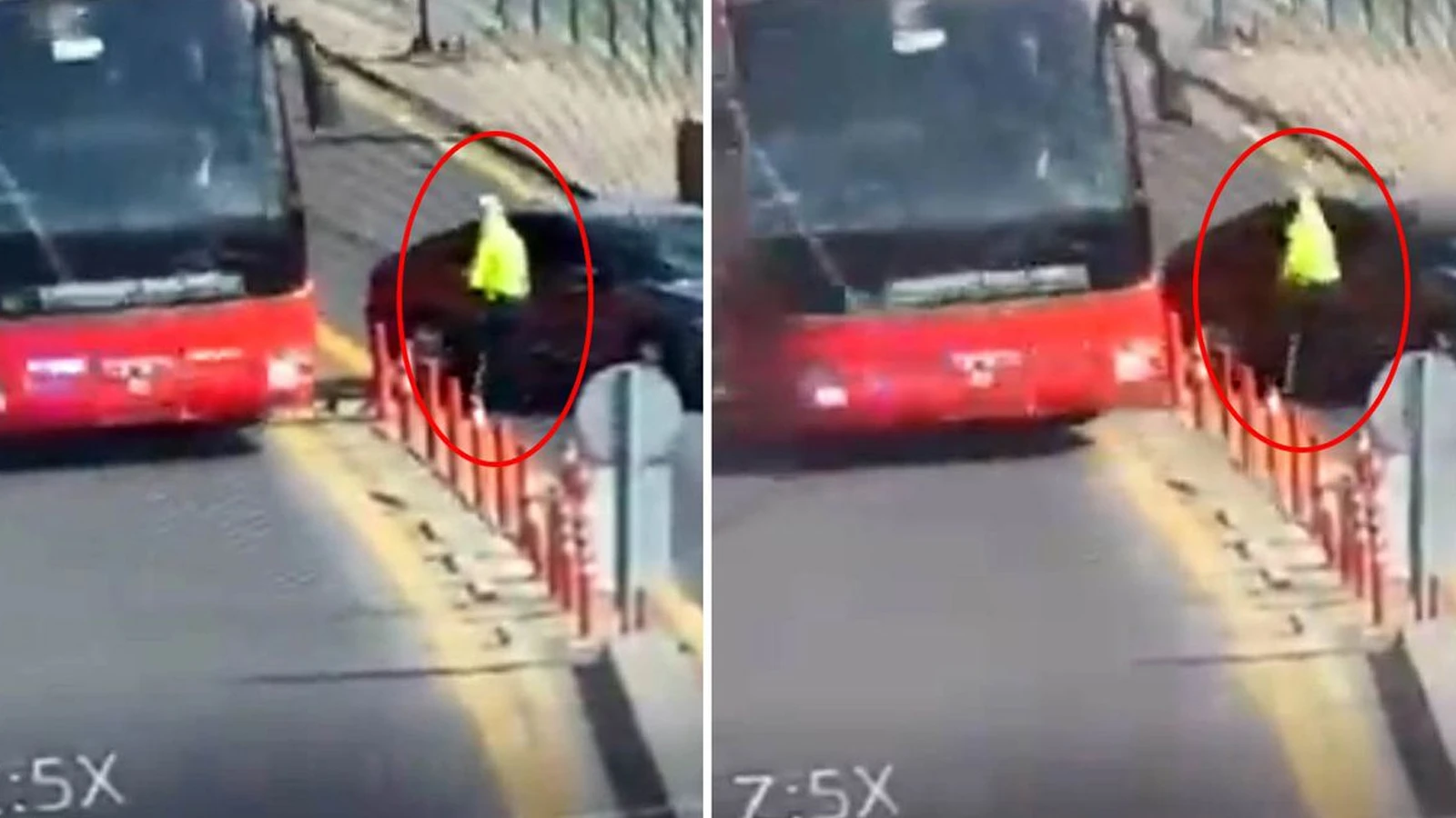 Otobüsü polisin üzerine süren CHP'nin şoförüne hapis cezası