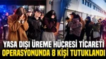 Yasa Dışı Üreme Hücresi Ticareti Operasyonunda 8 Kişi Tutuklandı