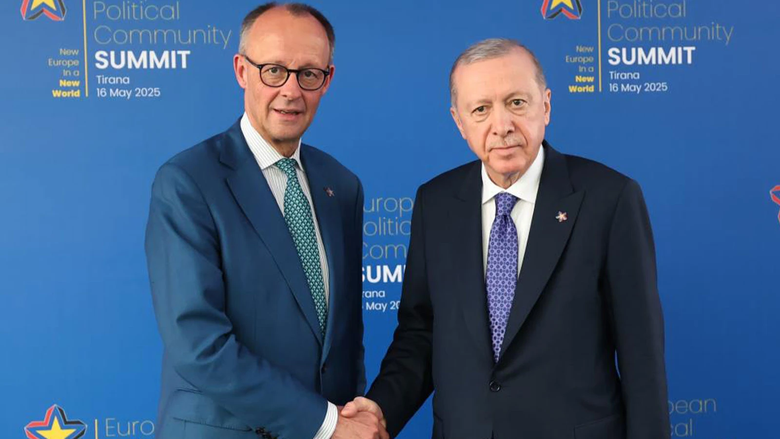 Cumhurbaşkanı Erdoğan, Almanya Başbakanı Merz'i kabul etti