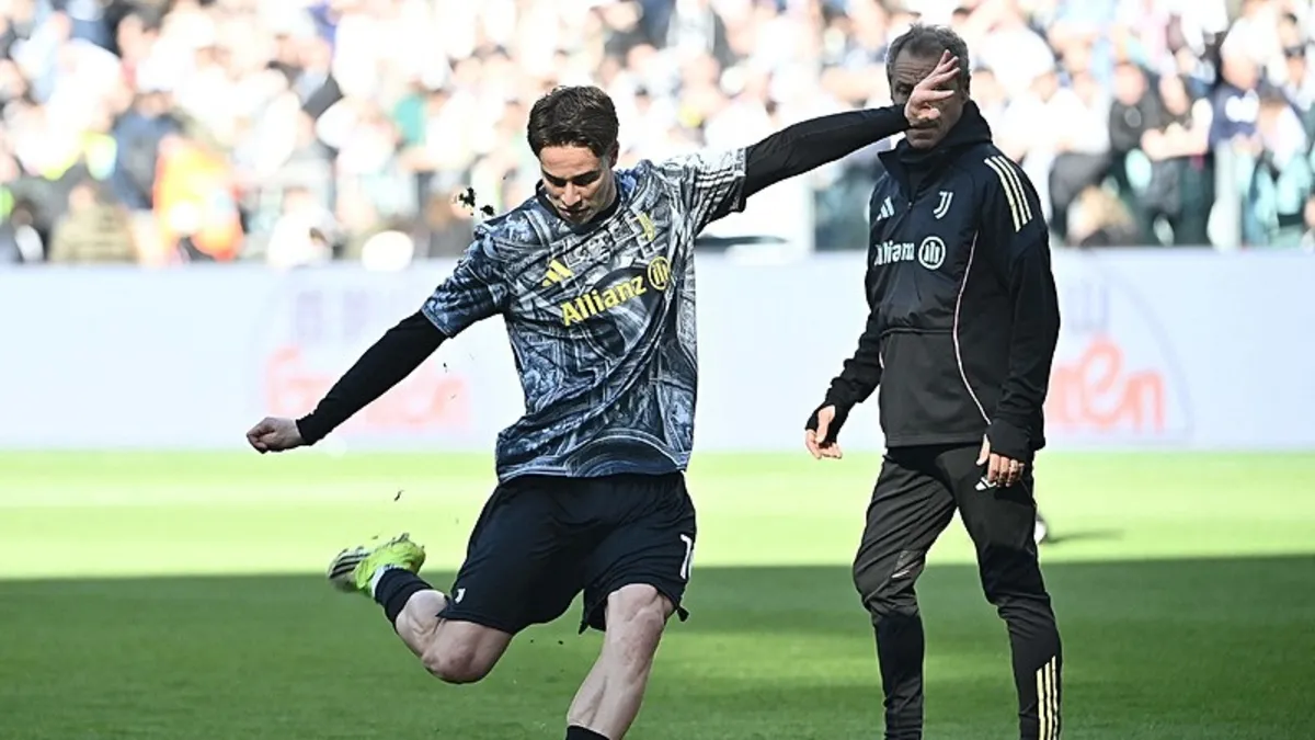 Juventus Galatasaray maçına hazır! Kenan Yıldız antrenmanda yer aldı