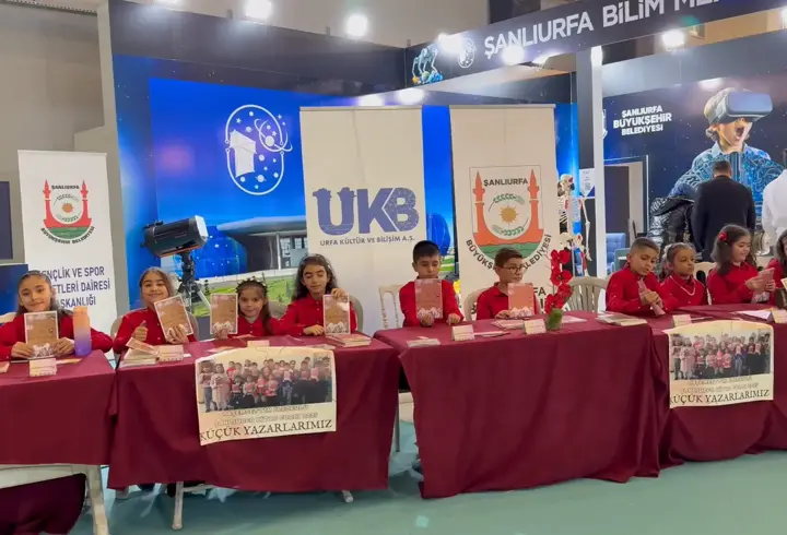 Şanlıurfa’nın küçük yazarları fuarda ilgi gördü