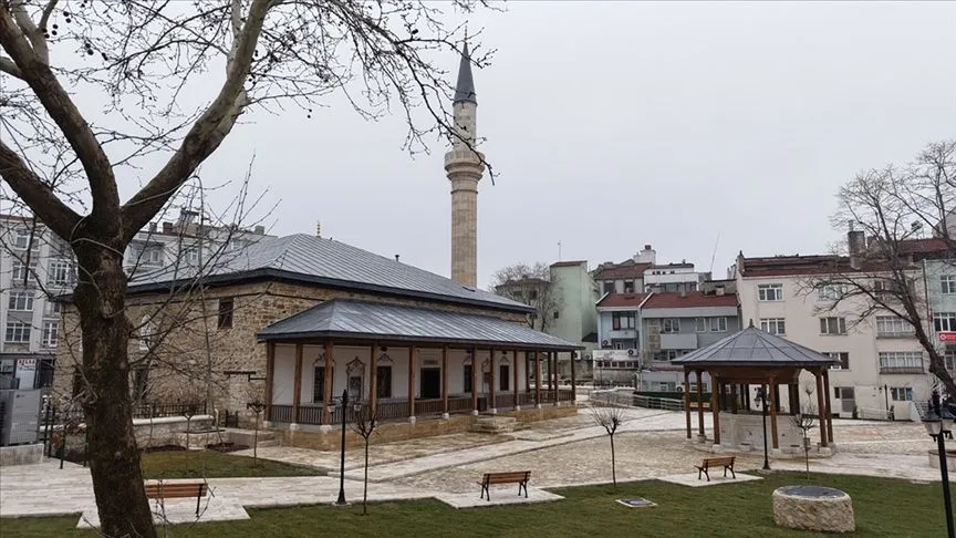 Edirne'de restorasyonu tamamlanan Muradiye Camisi ibadete açıldı
