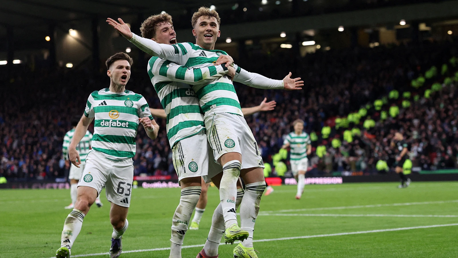Old Firm derbisinde kazanan Celtic, İskoçya Lig Kupası'nda finale çıktı