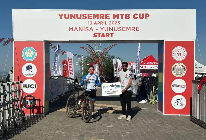 Millî sporcu Ekin Ereke, Dağ Bisikleti Yarışı’nda ikincilik elde etti