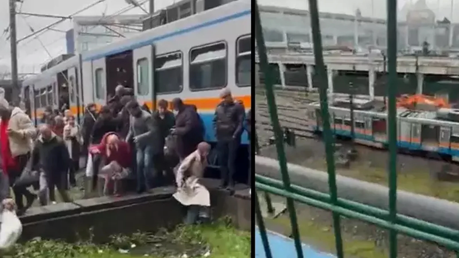 İstanbul'da metro raydan çıktı! Yolcular tahliye edildi