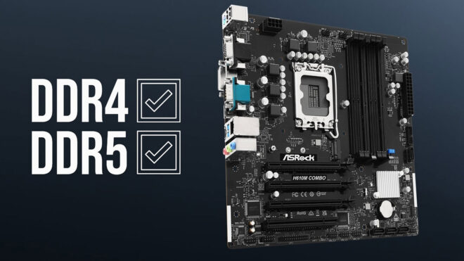 ASRock, hem DDR4 hem de DDR5 RAM destekli bir anakart hazırladı