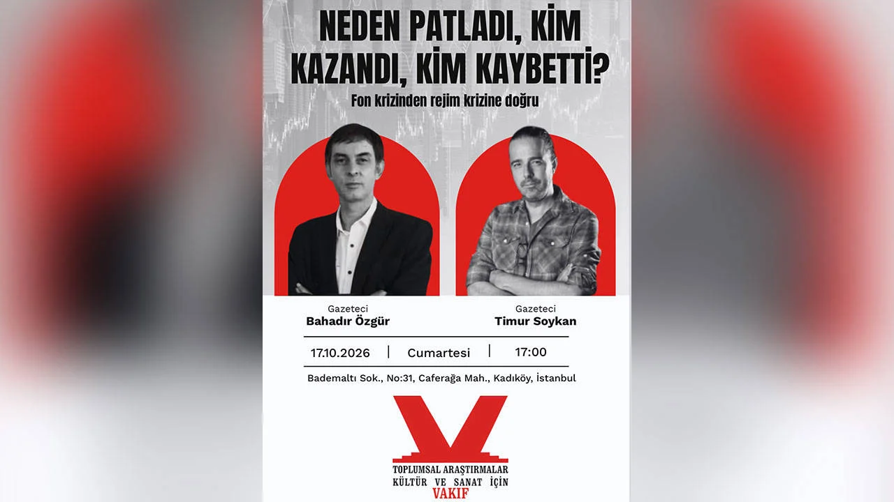 Bahadır Özgür Ve Timur Soykan Taksav'da Fon Krizini Konuşacak