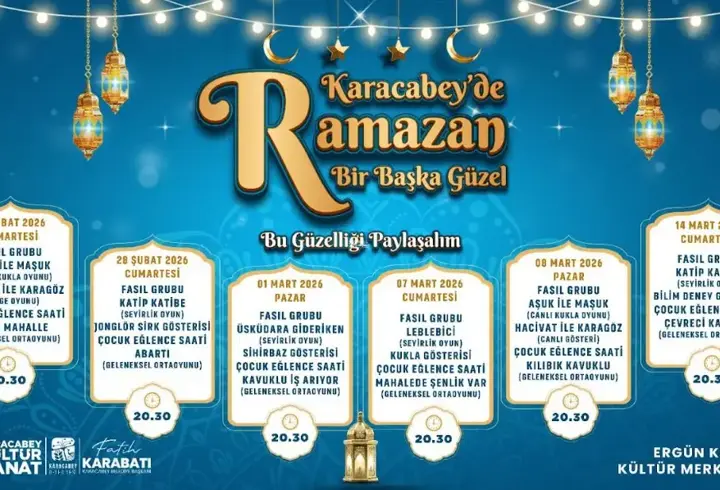 Karacabey Belediyesi’nden ramazana özel etkinlikler