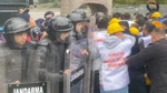 Haklarını Almak İçin 4 Gündür Yürüyen İmbat Madencilik İşçilerine Jandarma Engeli