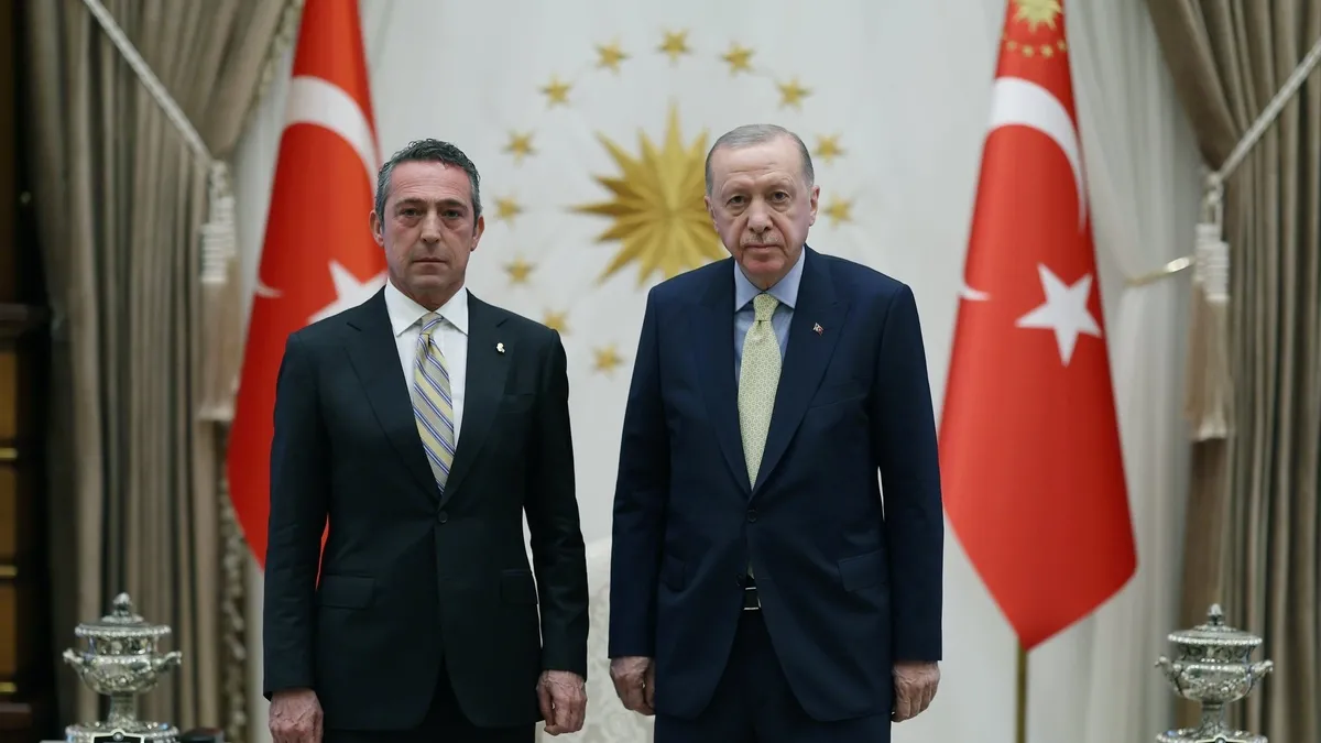 Başkan Erdoğan, Fenerbahçe Kulübü Başkanı Ali Koç'u kabul etti