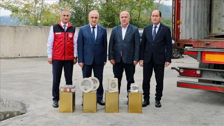 Ordu'dan İngiltere'ye 8,8 ton bal ihraç edildi