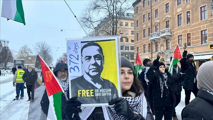 İsveç'te ABD'nin Venezuela'ya, İsrail'in Gazze'ye saldırıları protesto edildi