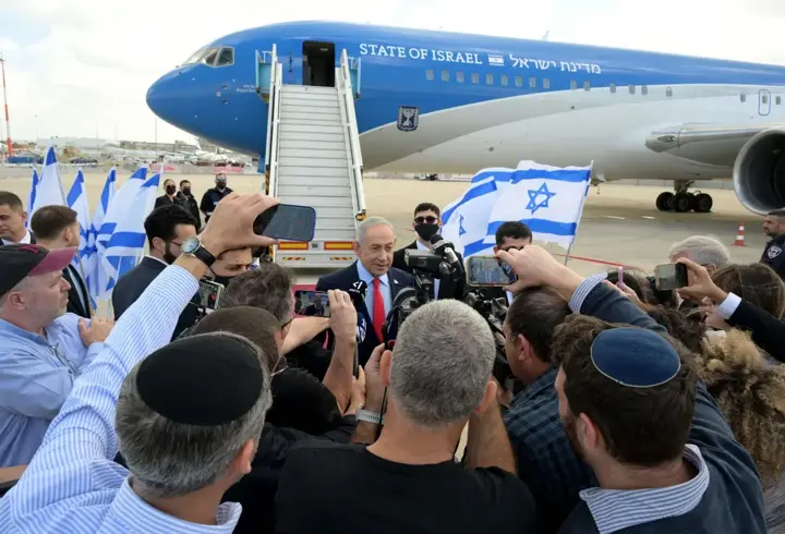 İsrail Başbakanı Netanyahu, ABD'ye doğru yola çıktı