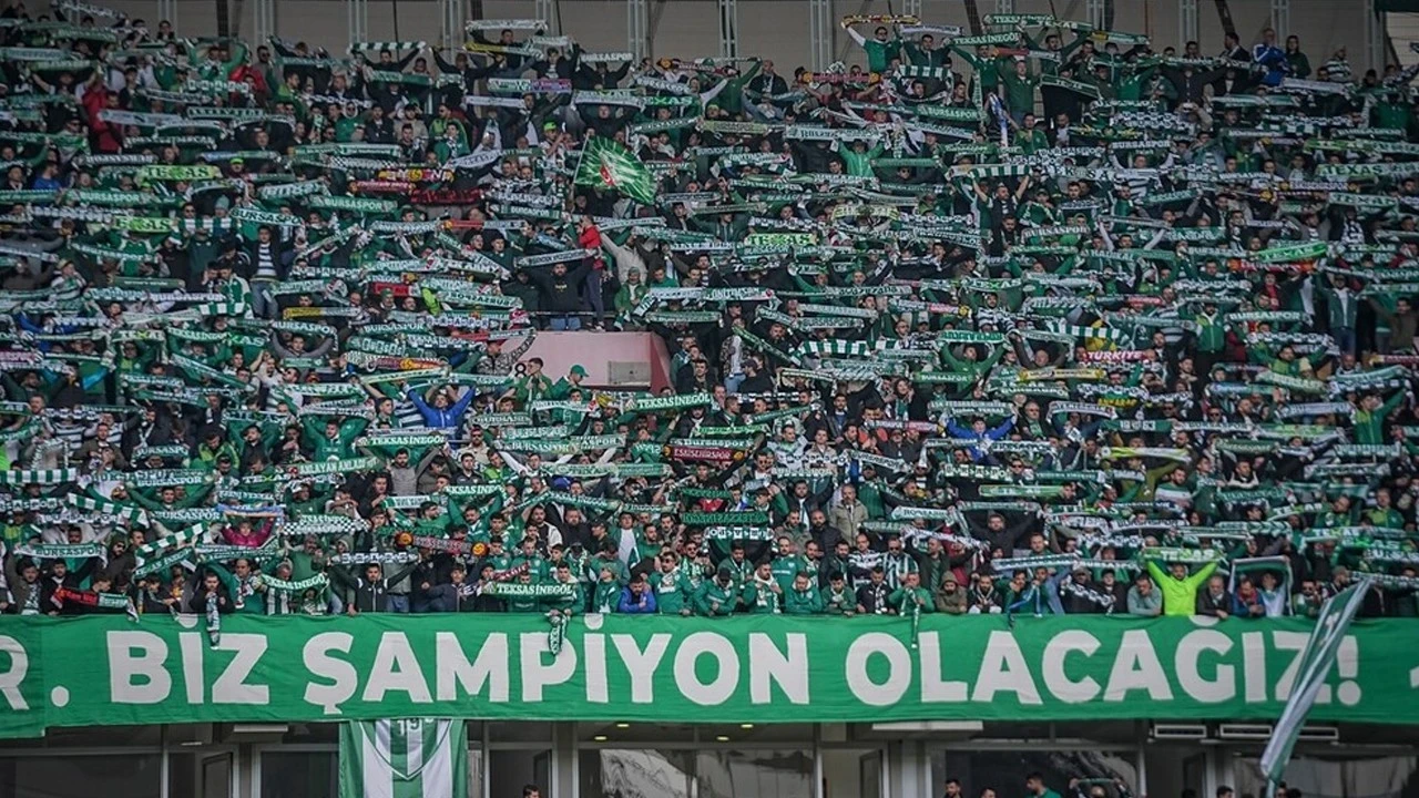 Bursaspor şampiyon olarak 1. Lig'e yükseldi