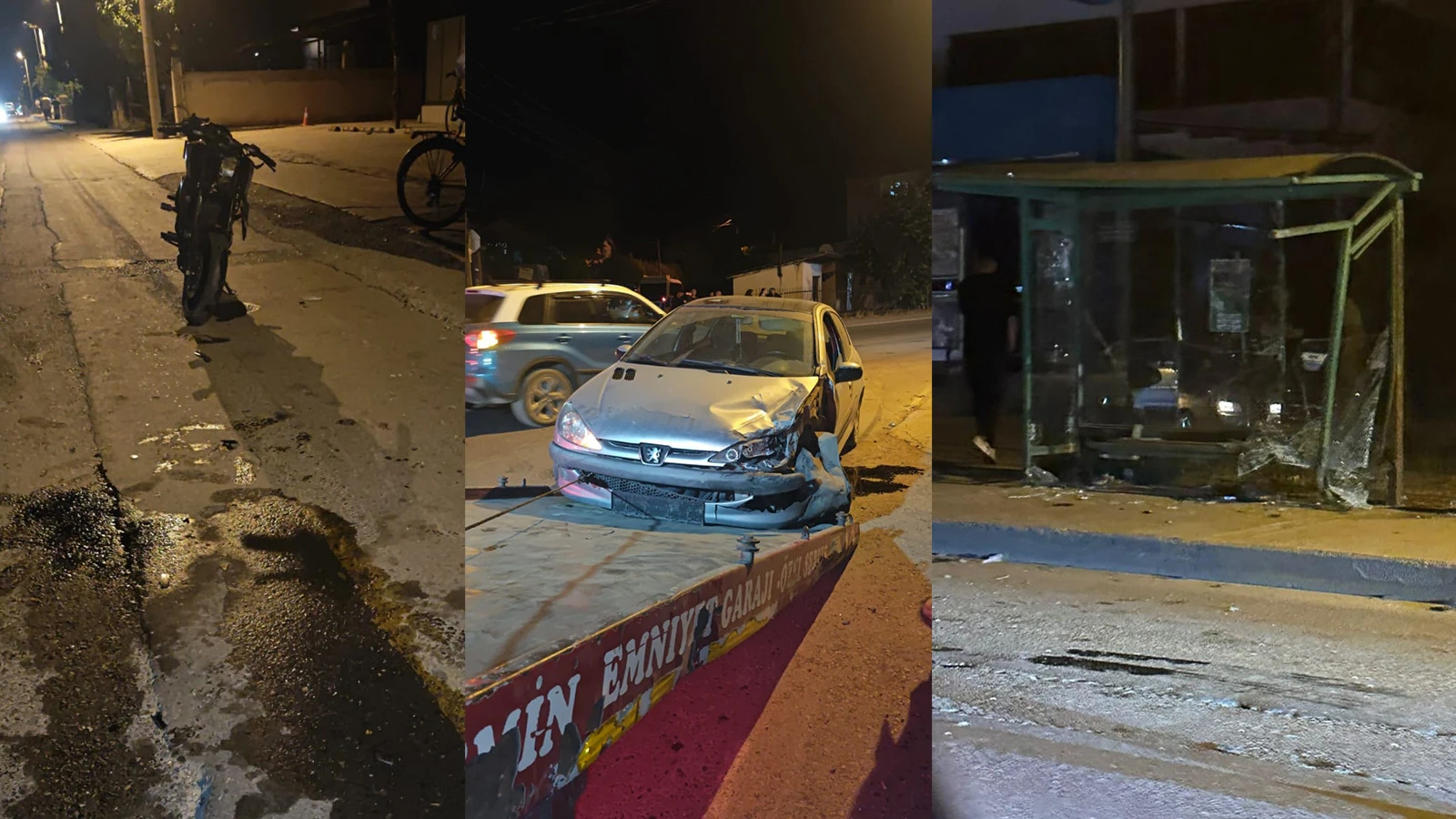 Sakarya'da otomobille çarpışan motosiklet sürücüsü öldü