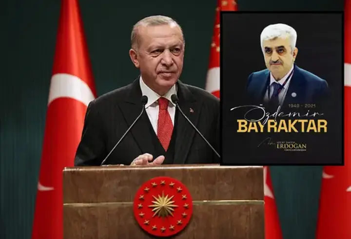 Cumhurbaşkanı Erdoğan vefatının 4. yılında Özdemir Bayraktar'ı andı