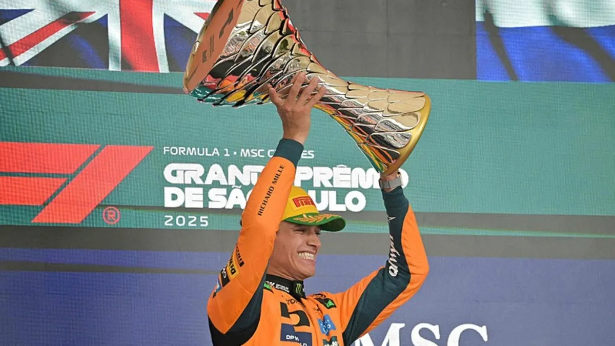 Formula 1 Brezilya Grand Prix'inde kazanan Lando Norris!