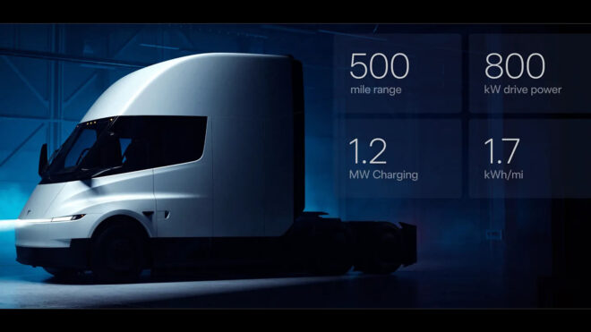 Tesla Semi’nin geniş çaplı üretime alınacak yeni sürümü görücüye çıkarıldı