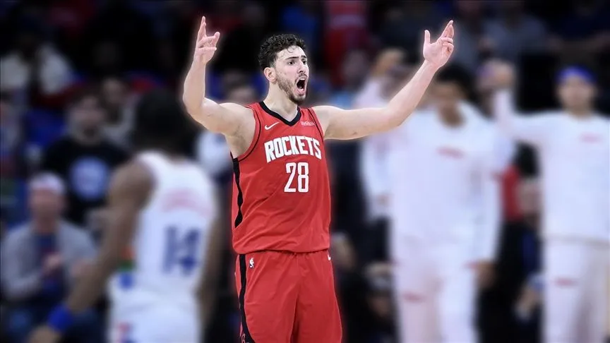 NBA'de sezonun açılış maçında 39 sayı atan Alperen Şengün, ABD basınının gündeminde