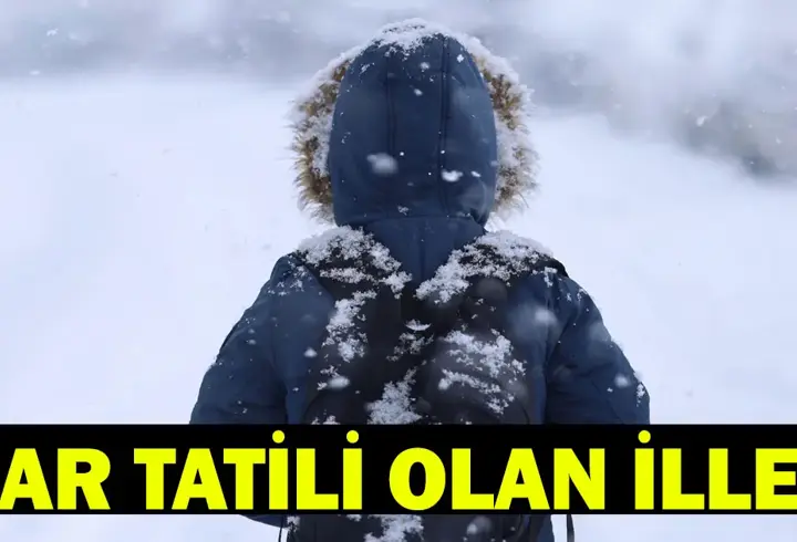 2 OCAK CUMA OKULLAR TATİL Mİ? Ankara'da bugün okullar tatil mi? Kar tatili olan iller son dakika!