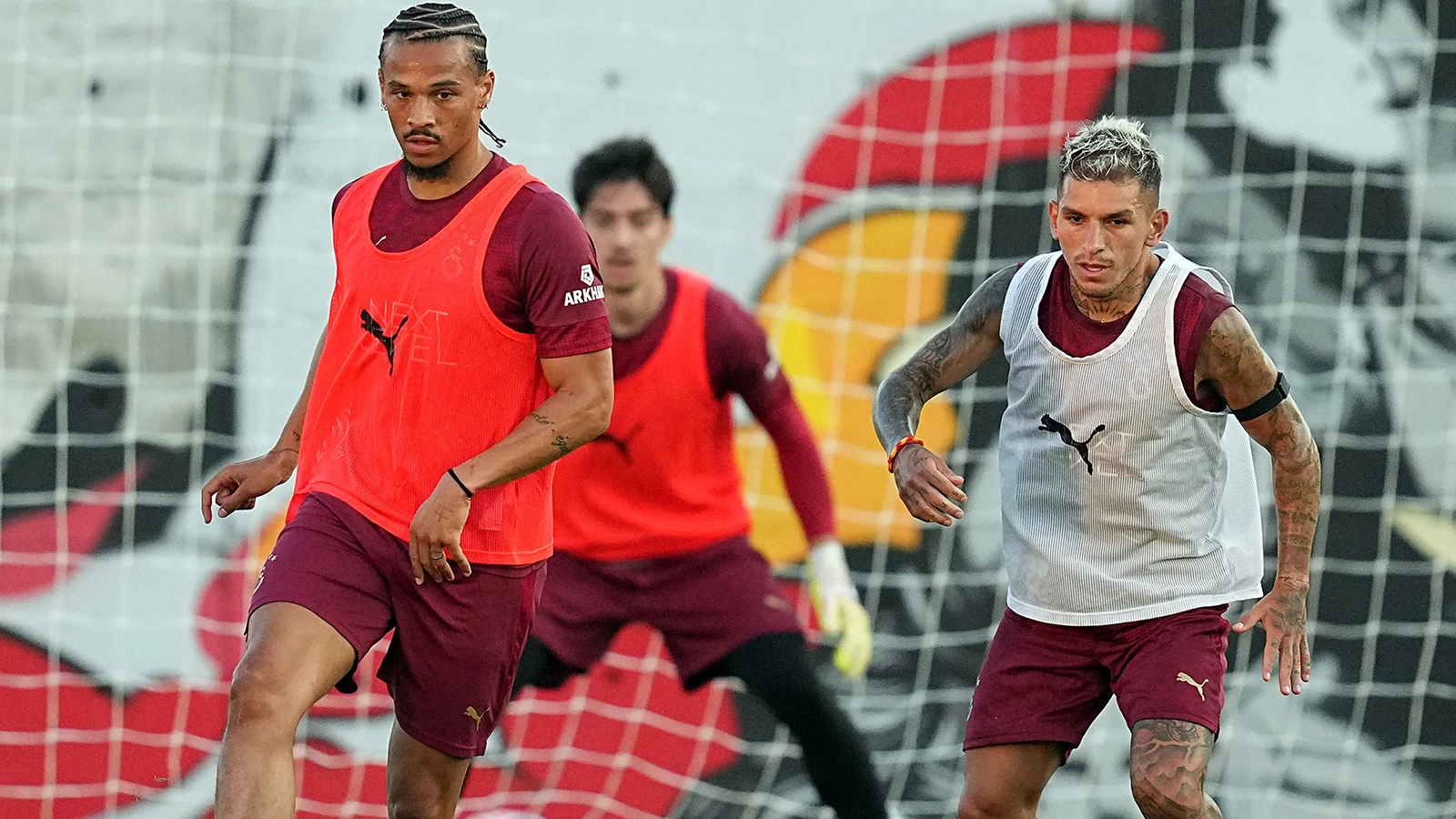 Leroy Sane, Galatasaray'daki ilk antrenmanına çıktı