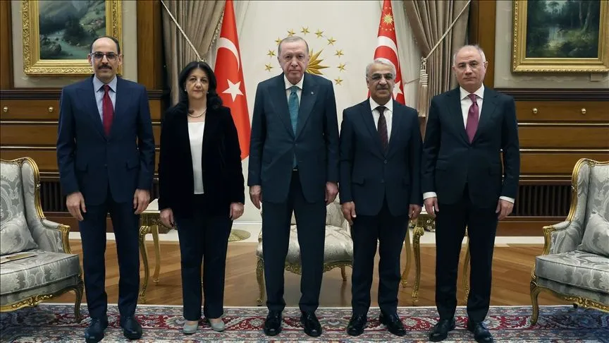 Cumhurbaşkanı Erdoğan, DEM Parti heyetini kabul etti