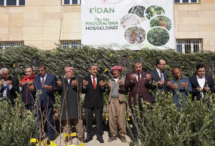 Şırnak’ta 110 çiftçiye yüzde 75 hibe destekli 25 bin 200 fidan dağıtıldı