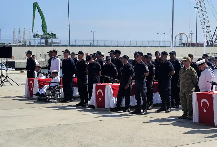 Mersin'de özel gereksinimli gençler temsili askerlik yaptı