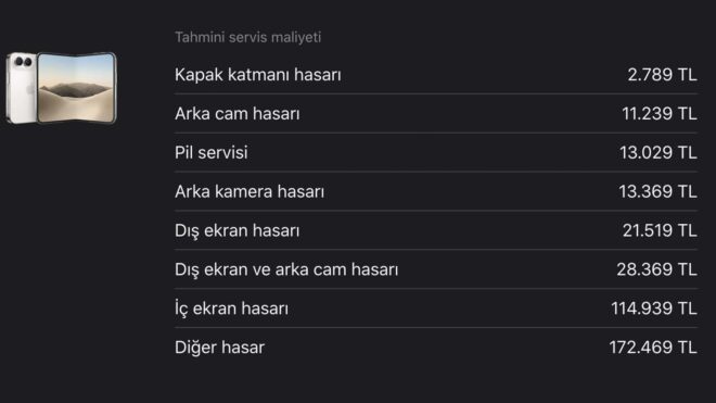 230 Bin TL’lik iPhone Duo’nun Resmi Türkiye Tamir Ücretleri Belli Oldu
