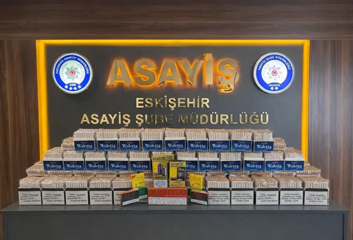 Eskişehir’de kaçakçılık operasyonunda 2 zanlı yakalandı