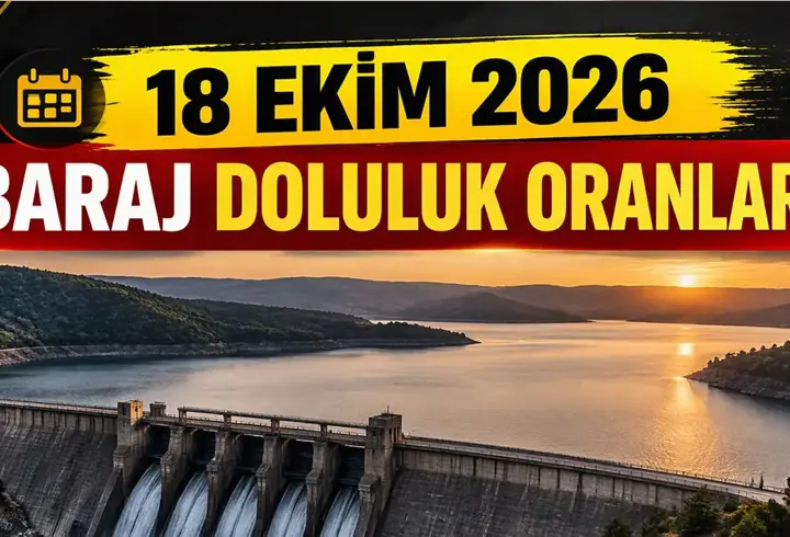 Baraj Doluluk Oranları 18 Ekim 2026! İstanbul, Ankara, İzmir, Bursa Baraj Doluluk Oranları Kaç Oldu? İSKİ Baraj Doluluk Oranı Ne?