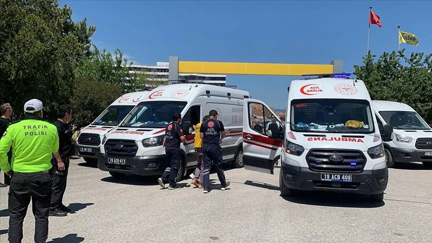 Çorum'da un fabrikasında meydana gelen patlamada 9 kişi yaralandı