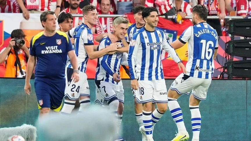 İspanya Kral Kupası'nda Real Sociedad, şampiyon oldu