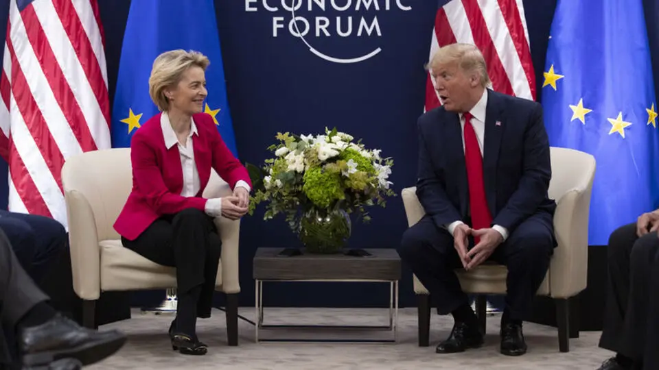 Von der Leyen ile Trump ticaret ilişkileri için bir araya geliyor