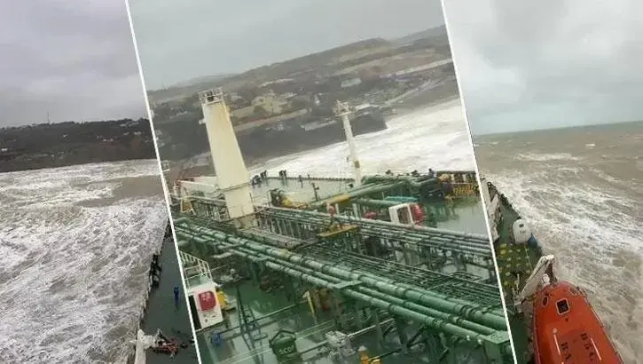 İstanbul'da Banda İsimli Tanker Karaya Oturdu! Kurtarma Ekipleri Harekete Geçti