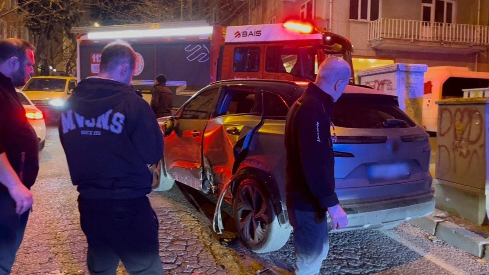 Tekirdağ'da kaza yapan sürücü ''karımla kavga ettim'' deyip kaçtı