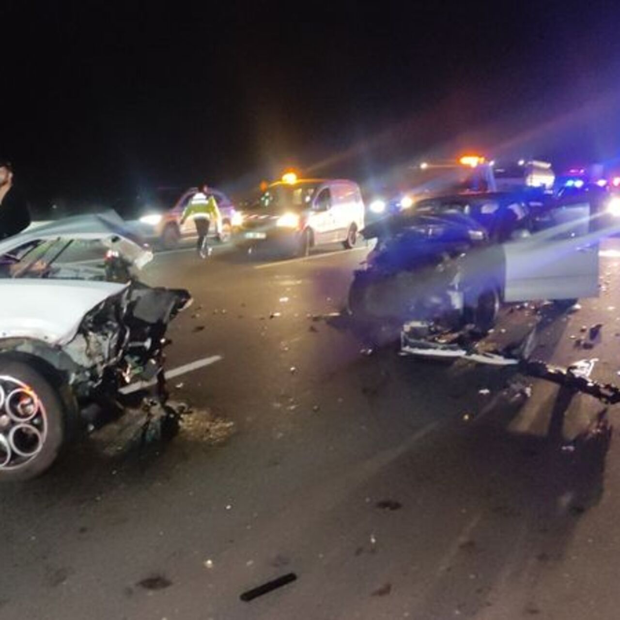 Bursa'da zincirleme trafik kazası: 1 ölü, 7 yaralı