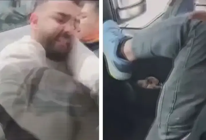 Kamyon şoförleri arasında yol verme kavgası!