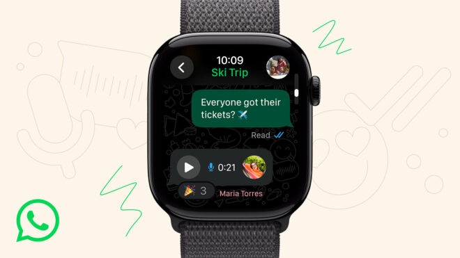 WhatsApp’ın resmi Apple Watch uygulaması kullanıma sunuldu