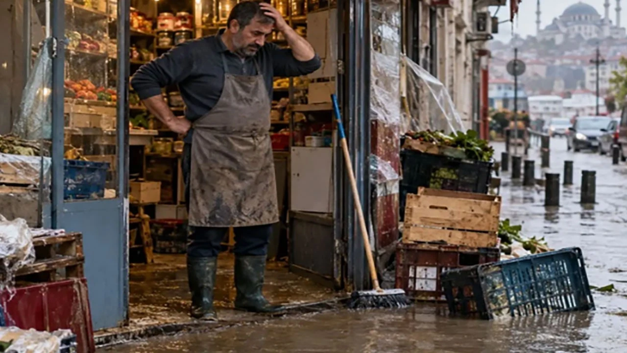 İstanbul'da Selden Zarar Gören Esnafa 80 Milyon Lira Nakdi Destek... Pazartesi Başlıyor