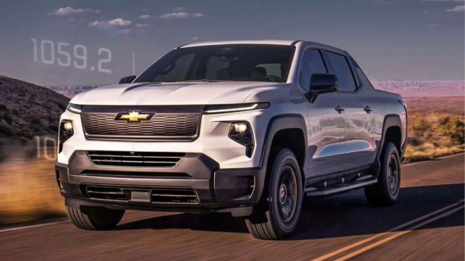Elektrikli Chevy Silverado EV ile 1.700 km yol yapılarak menzil rekoru kırıldı