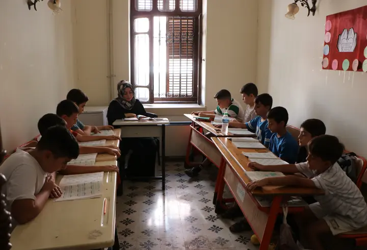 Kilis'te öğrenciler için düzenlenen yaz okulu başladı