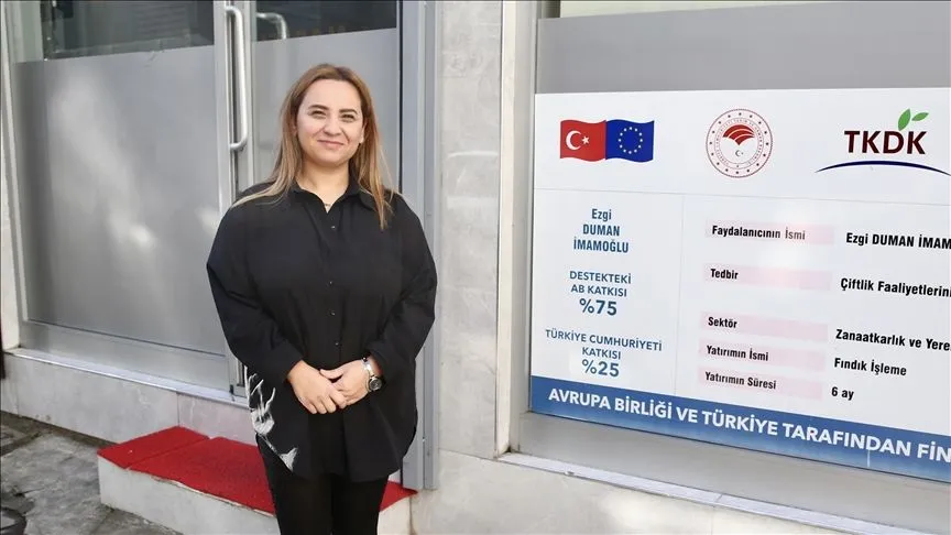 Kadın girişimci TKDK desteğiyle kurduğu atölyede istihdam sağlıyor