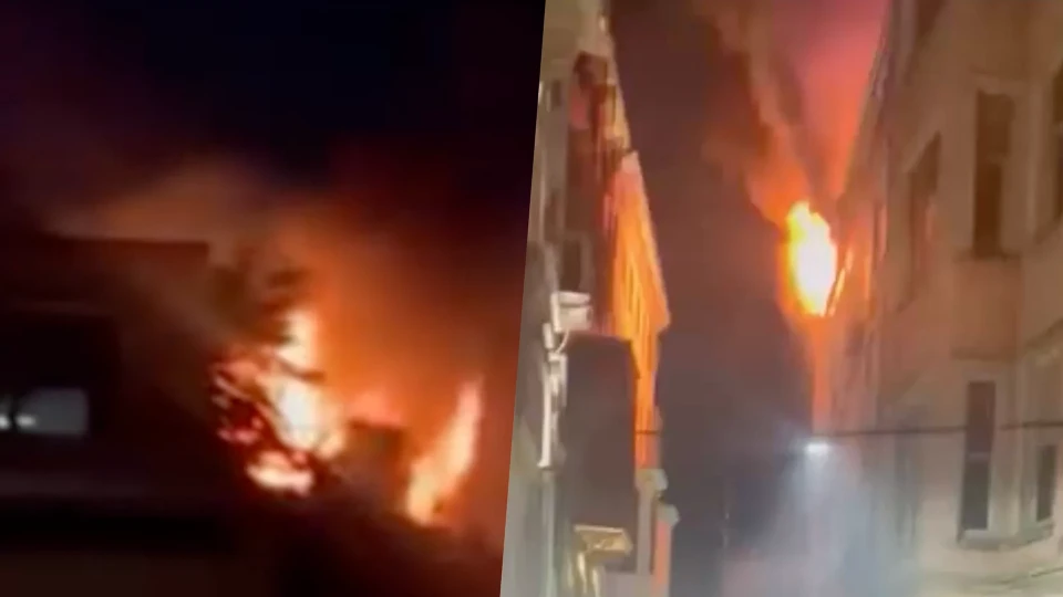 İstanbul Taksim'de Yangın Çıktı: Ekipler Müdahale Ediyor
