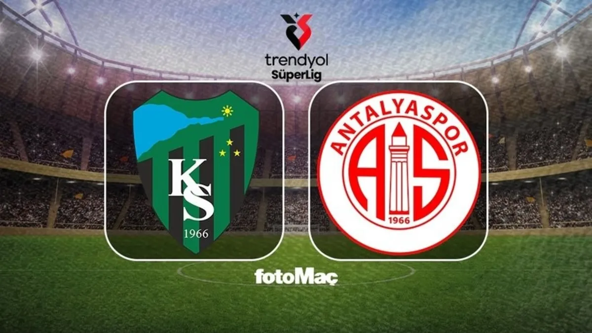 Kocaelispor - Hesap.com Antalyaspor maçı CANLI | Trendyol Süper Lig