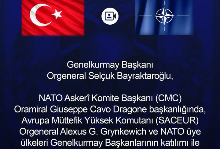 Selçuk Bayraktaroğlu NATO Genelkurmay Başkanları toplantısına katıldı