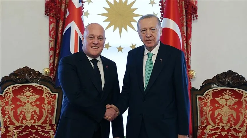Cumhurbaşkanı Erdoğan, Yeni Zelanda Başbakanı Luxon onuruna yemek verdi