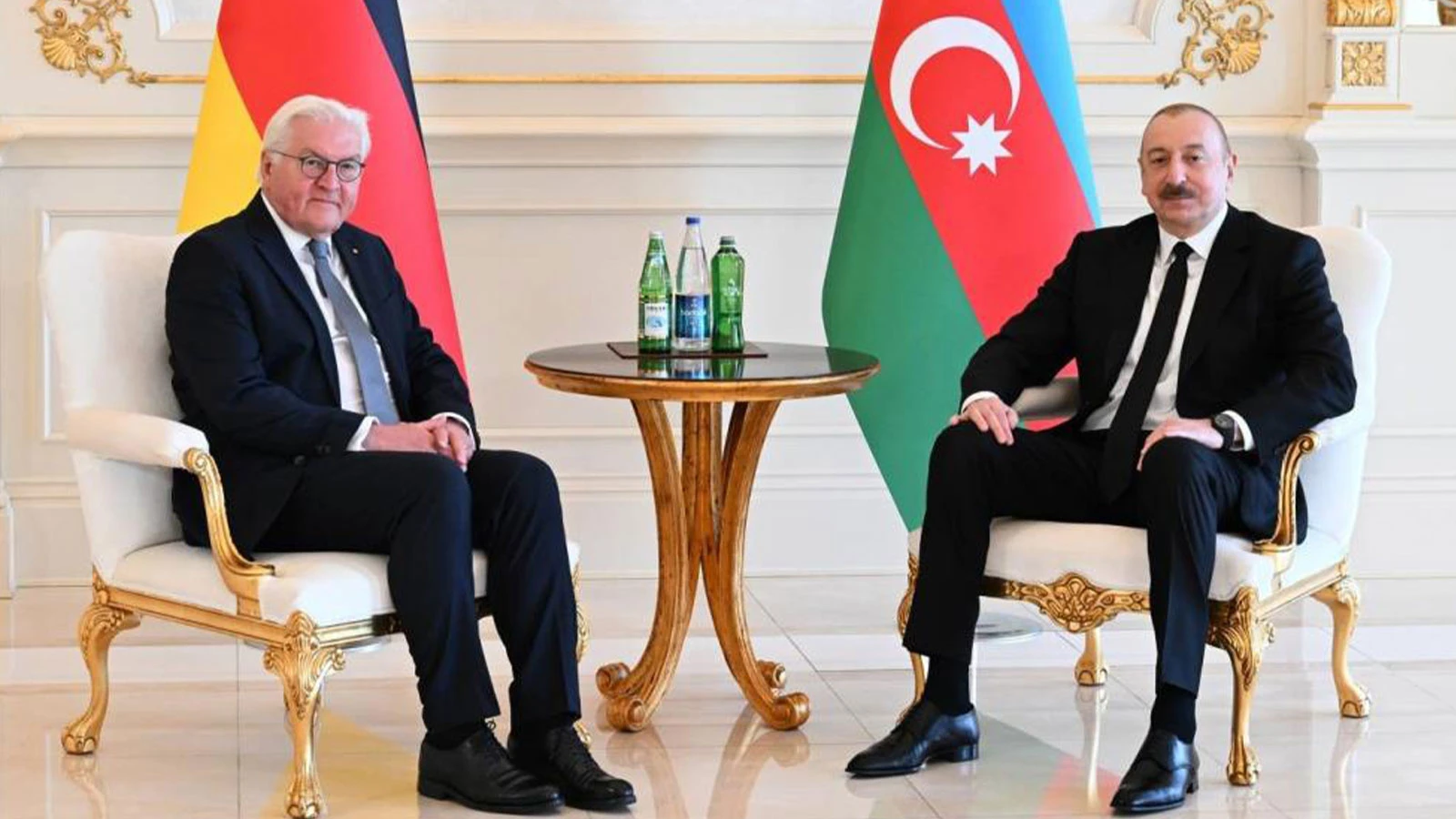 Azerbaycan Cumhurbaşkanı Aliyev, Alman mevkidaşı ile görüştü